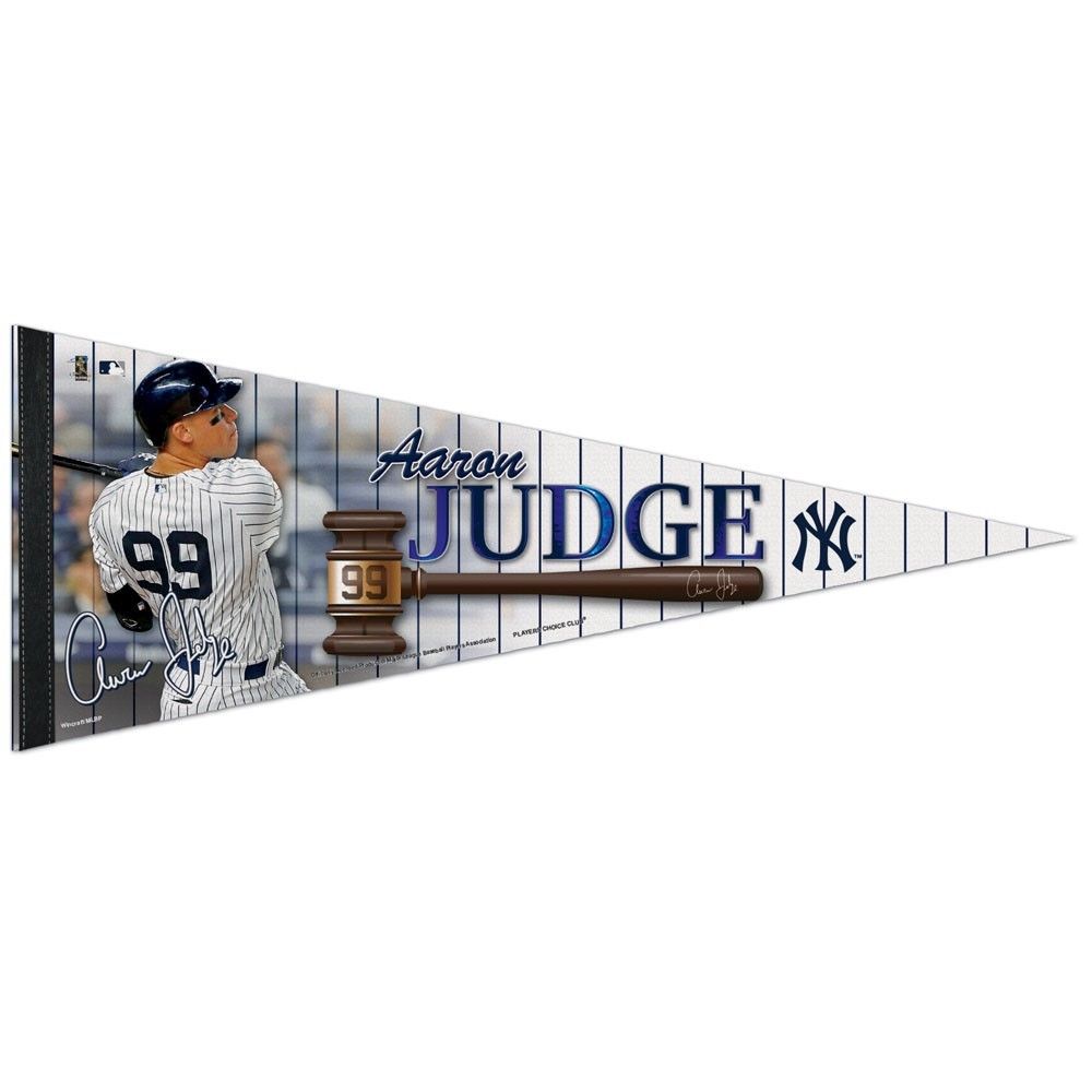 NEW YORK YANKEES PREMIUM PENNANT 12'' X 30'' AARON JUDGE