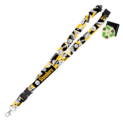 PITTSBURGH STEELERS SHATTERED STYLE LANYARD