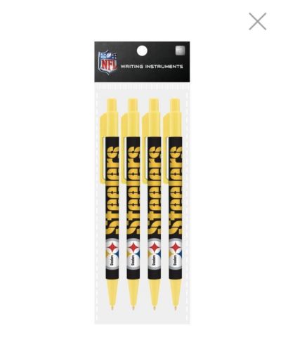 PITTSBURGH STEELERS 4 PACK PENS