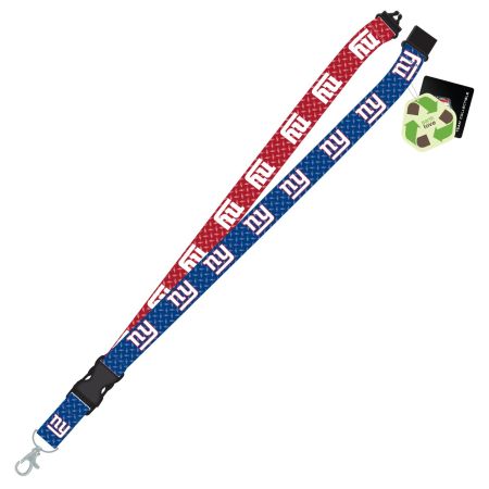 NEW YORK GIANTS DIAMOND PLATE LANYARD