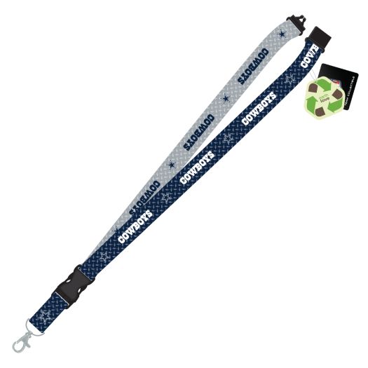 DALLAS COWBOYS DIAMOND PLATE LANYARD