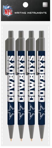 DALLAS COWBOYS 4 PACK PENS