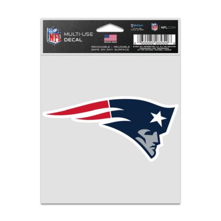 NEW ENGLAND PATRIOTS LOGO FAN DECALS 3.75'' X 5''