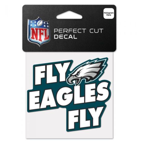 PHILADELPHIA EAGLES FLY EAGLES FY 4X4 PERFECT CUT DECAL