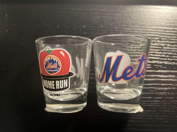 NEW YORK METS HOME RUN SHOT GLASS