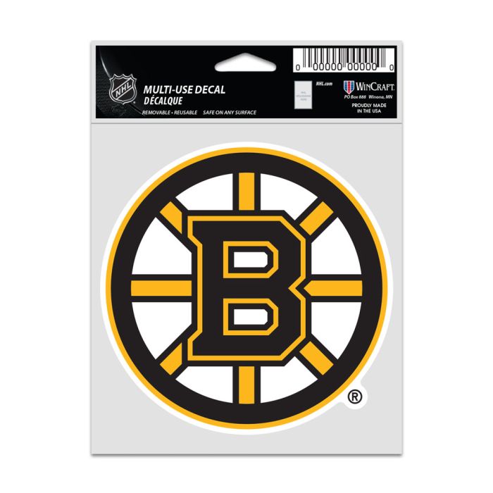 BOSTON BRUINS FAN DECALS 3.75'' X 5''