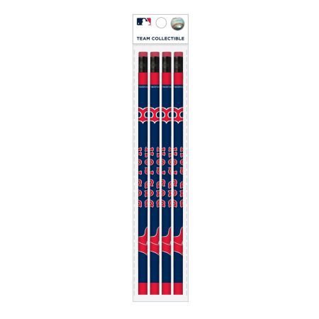 BOSTON RED SOX 4 PACK OF PENCILS BY MOJO SPORTS
