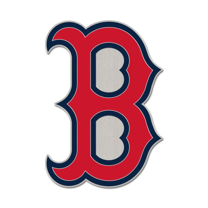 Boston Red Sox B style logo pin