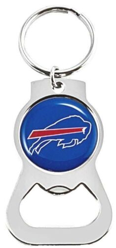 BUFFALO BILLS Silver  BOTTLE OPENER KEYCHAIN