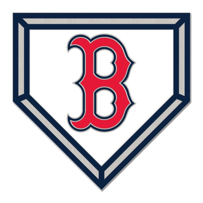 BOSTON RED SOX HOME PLATE COLLECTOR ENAMEL PIN JEWELRY CARD