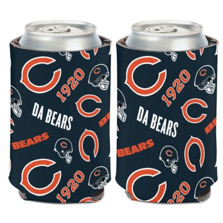 CHICAGO BEARS SCATTER STYLE CAN HOLDER