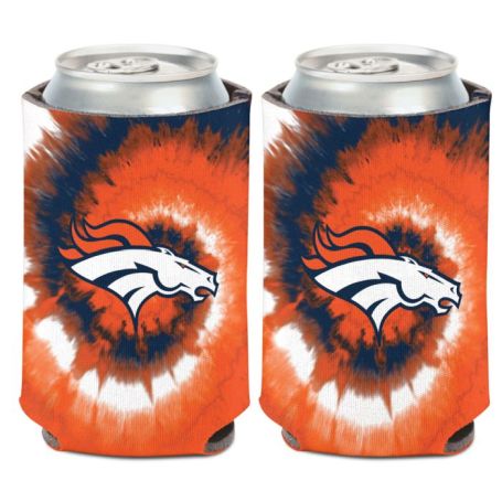 DENVER BRONCOS TIE DYE STYLE CAN HOLDER