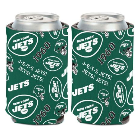 NEW YORK JETS SCATTER STYLE CAN HOLDER