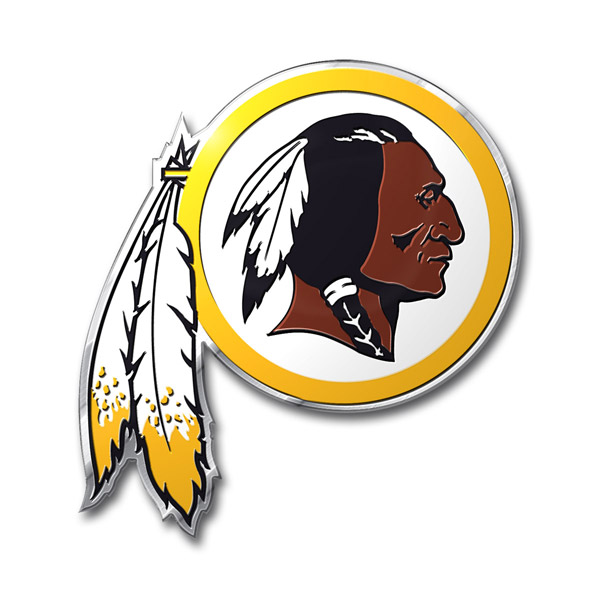 WASHINGTON REDSKINS COLOR AUTO EMBLEM