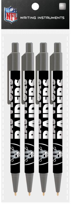 LAS VEGAS RAIDERS 4 PACK PENS