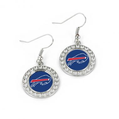 BUFFALO BILLS DIMPLE STYLE DANGLE EARRINGS