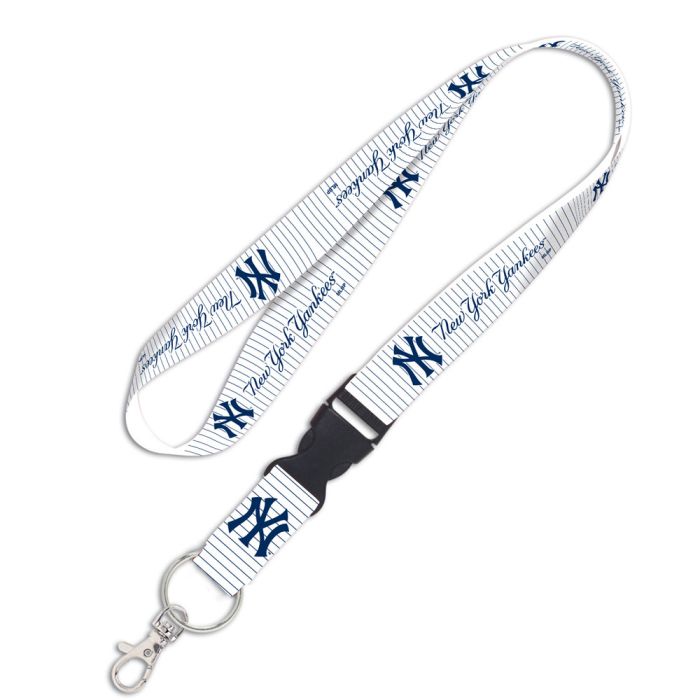 NEW YORK YANKEES PINSTRIPE LANYARD BY WINCRAFT