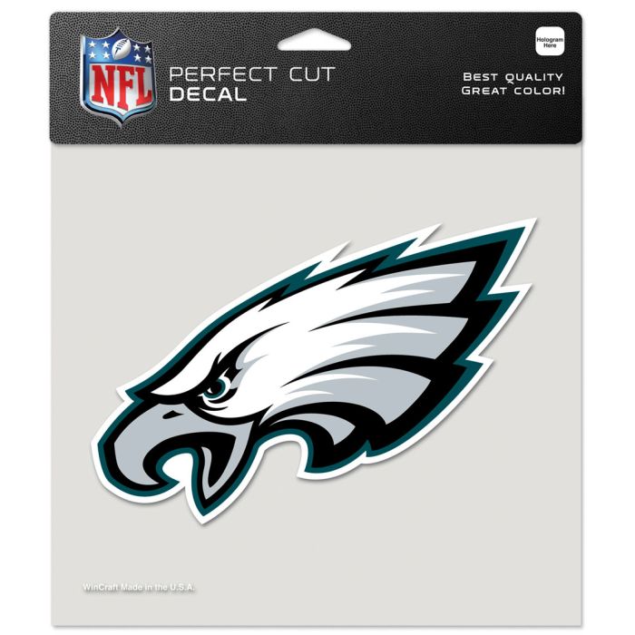 PHILADELPHIA EAGLES PERFECT CUT COLOR DECAL 8'' X 8''