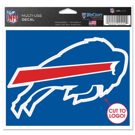 BUFFALO BILLS MULTI-USE DECAL - CUT TO LOGO 5'' X 6''