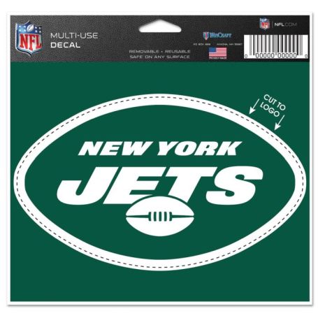 NEW YORK JETS MULTI-USE DECAL - CUT TO LOGO 5'' X 6''