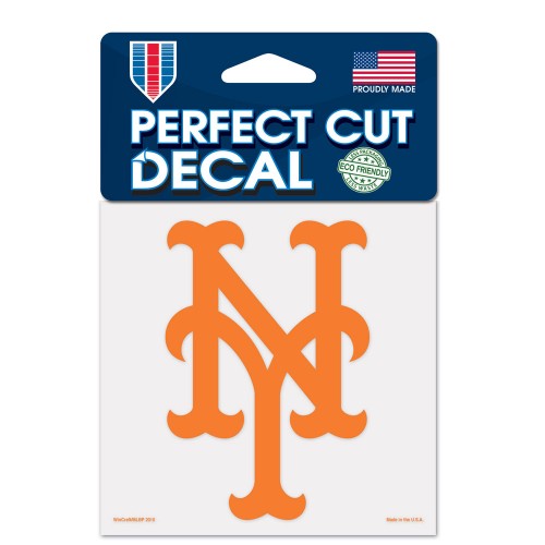 NEW YORK METS ''NYM'' 4X4 INCH PERFECT CUT DECAL