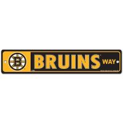 BOSTON BRUINS STREET / ZONE SIGN 3.75'' X 19''