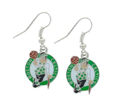 BOSTON CELTICS DANGLE EARRINGS BY AMINCO USA