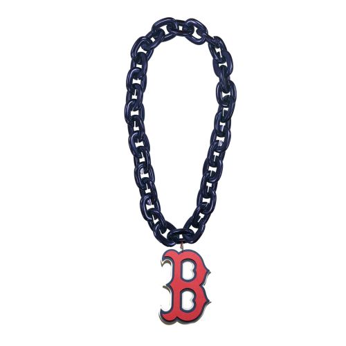 Boston Red Sox B Style fan chain by Fan Fave Blue chain 36 ''