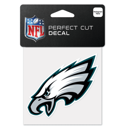 PHILADELPHIA EAGLES 4X4 INCH PERFECT CUT DECAL