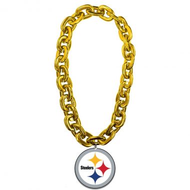 Pittsburgh SteelersGold Fanchain by Aminco USA 36 Inches