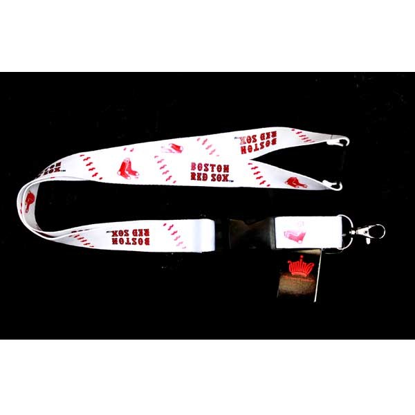 BOSTON RED SOX LACES STYLE LANYARD KEYCHAIN