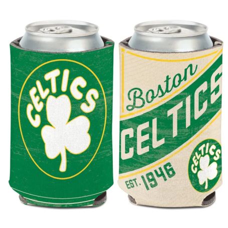 BOSTON CELTICS HARDWOOD STYLE RETRO CAN HOLDER