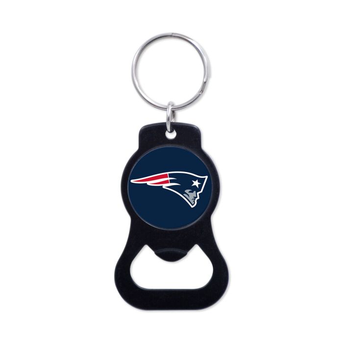 NEW  ENGLAND PATRIOTS BLACK BASIC BOTTLE OPENER KEYCHAIN