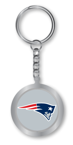 NEW ENGLAND PATRIOTS SPINNING KEY RING FROM AMINCO