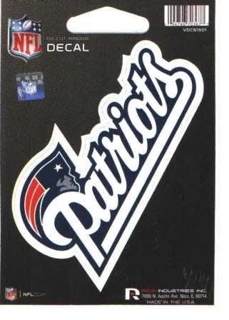 NEW ENGLAND PATRIOTS DIE CUT DECAL SPECIAL PURCHASE