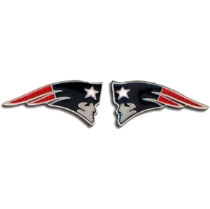 NEW ENGLAND PATRIOTS STUD  (POST) EARRINGS