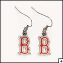 BOSTON RED SOX B LOGO DANGLE EARRINGS