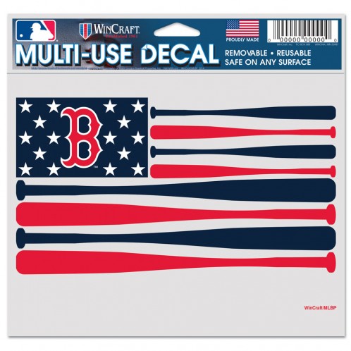 BOSTON RED SOX BATS ULTRA DECAL 5X6 BY WINCRAFT