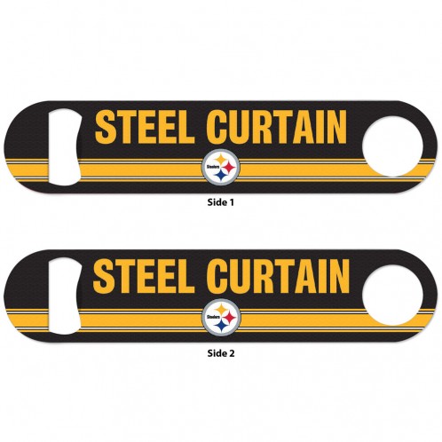 PITTSBURGH STEELERS 7 INCH LONG NECK BARTENDER OPENER