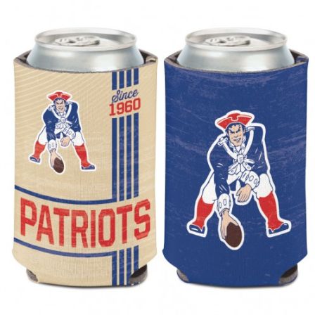 NEW ENGLAND PATRIOTS VINTAGE THROWBACK COLLAPSIBLE CAN