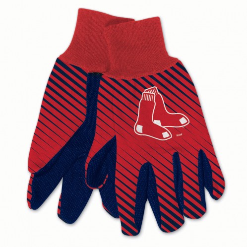 BOSTON RED SOX STRIPE WORK GLOVES