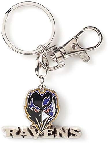 BALTIMORE RAVENS HEAVYWEIGHT KEYCHAIN