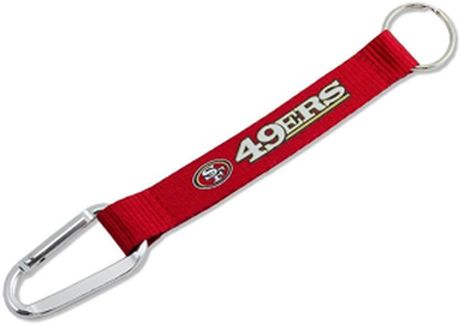 SAN FRANCISCO 49ERS CARABINER KEYCHAIN