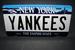 YANKEES NEW YORK STATE LICENSE PLATE