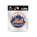NEW YORK METS ROUND LOGO  4X4 BY RICO WITH CLEAR BACKER