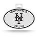 NEW YORK METS OVAL BLACK AND WHITE STICKER FROM RICO