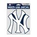 NEW YORK YANKEES FAN DECALS 3.75'' X 5'' TOPHAT