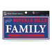BUFFALO BILLS TRUE PRIDE FAMILY DECAL 3 X 6 INCHES