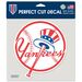 NEW YORK YANKEES PERFECT CUT DECALS 8'' X 8'' TOPHAT