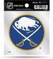 BUFFALO SABRES 4X4 DECAL BY RICO WITH CLEAR BACKER